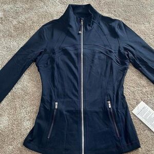 lululemon athletica Navy Full-Zip Bomber Jacket